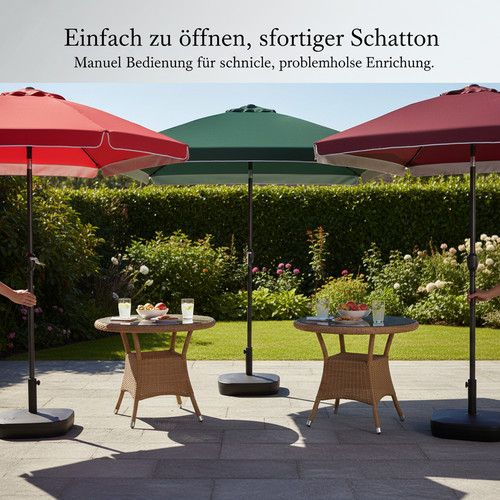 Faltbarer gartenschirm für - faltbarer,