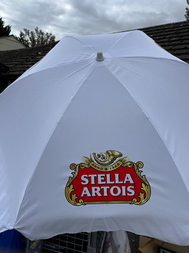 Stella artois biergartenschirm - artois,